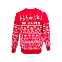 Topfanz Pull de noël rouge OHL