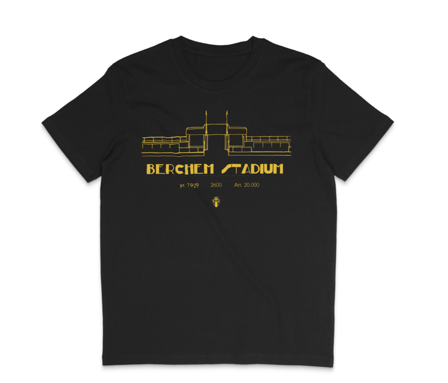 Topfanz T shirt zwart - poort Berchem