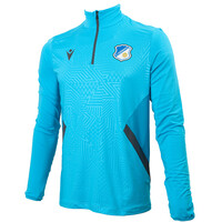 Topfanz Trainingssweater met rits Macron licht blauw 23-24