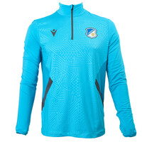 Topfanz Trainingssweater met rits Macron licht blauw 23-24