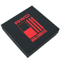 Topfanz Armband RWDM rood/zwart 19 cm