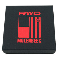 Topfanz Armband RWDM rood/zwart 19 cm