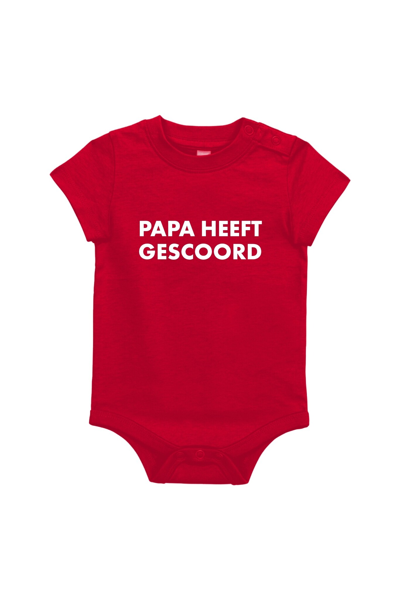 Topfanz Body rouge "Papa heeft gescoord"