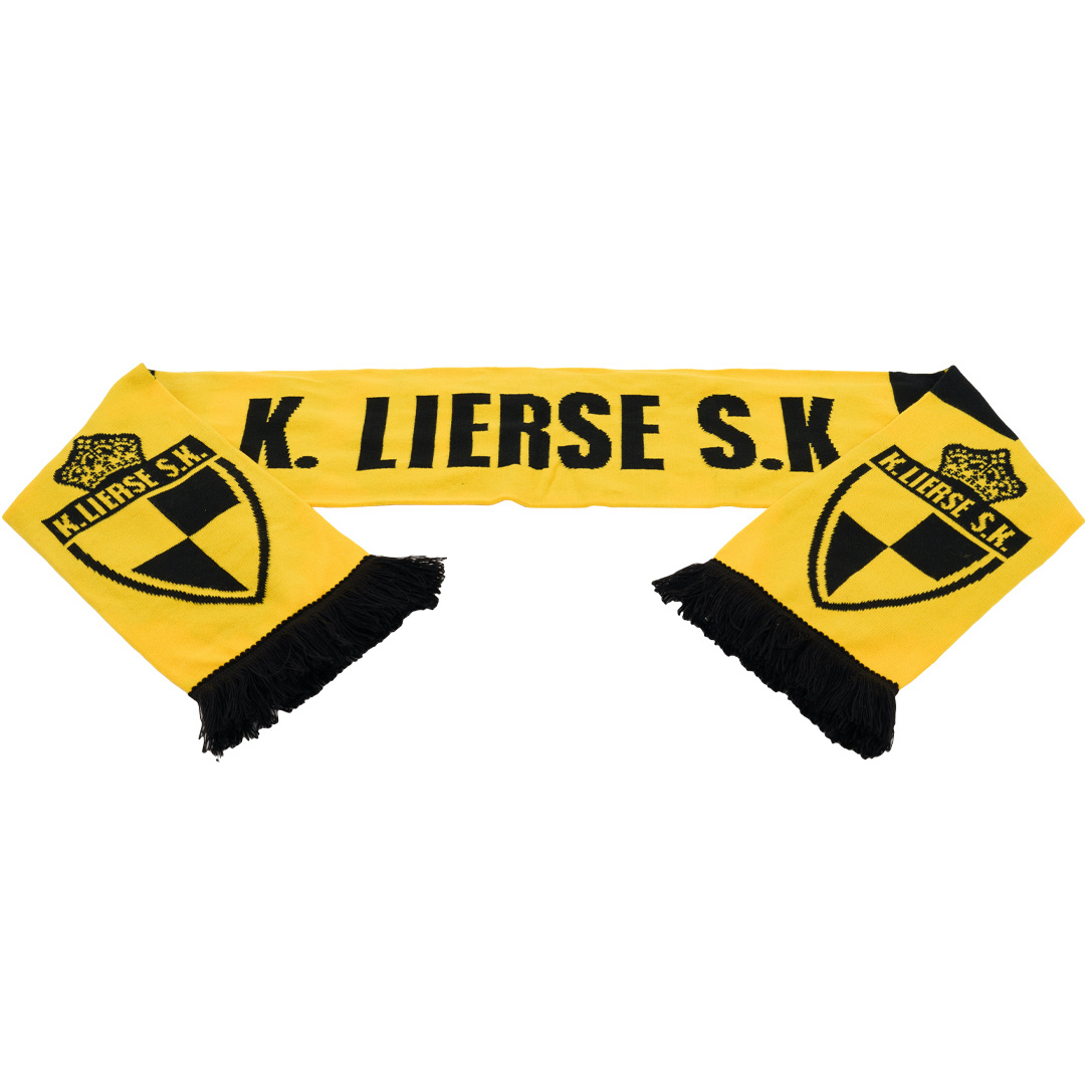 Topfanz Scarf Lierse yellow with black blocks