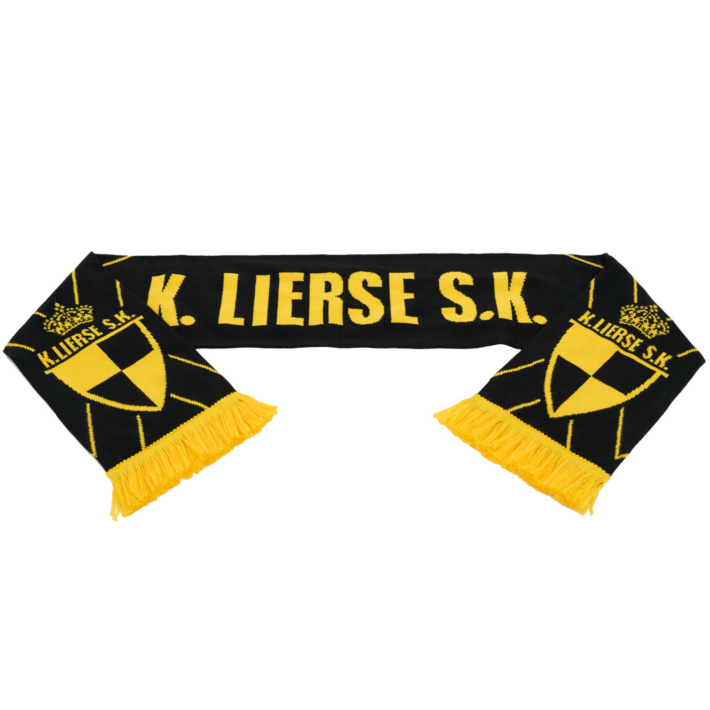Topfanz écharpe noir avec croix jaune et logo