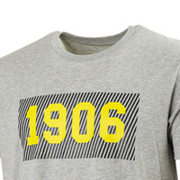 Topfanz T-shirt grijs - 1906 gestreept