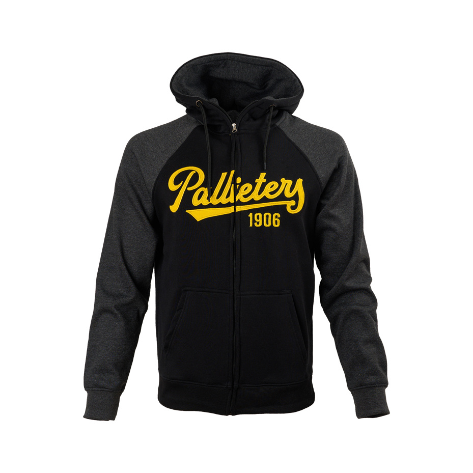 Topfanz Zipped hoodie black - Pallieters