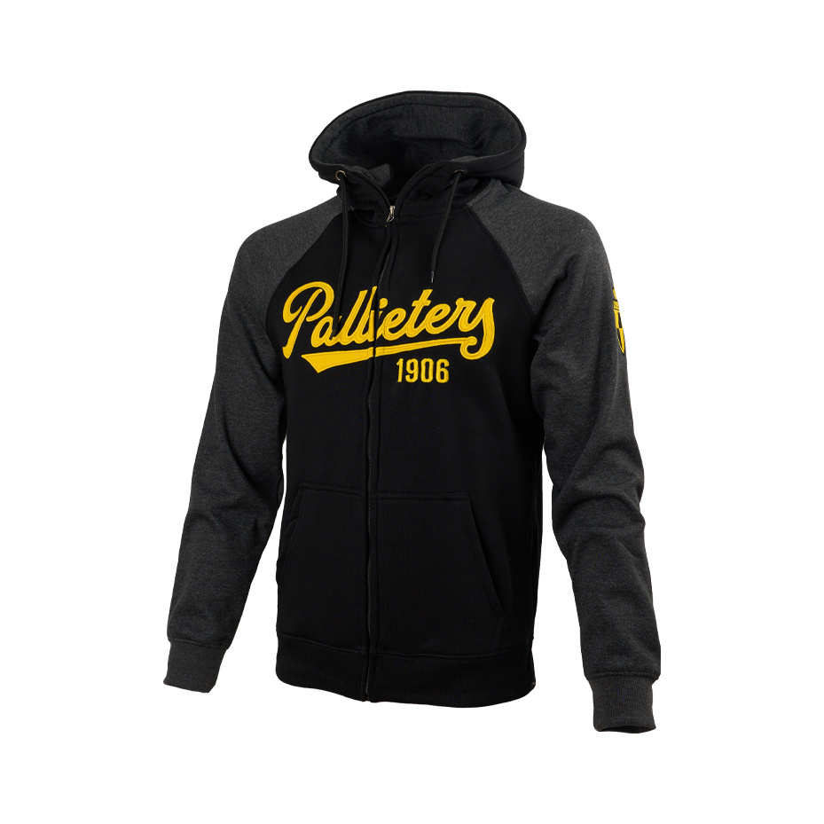 Topfanz Zipped hoodie black - Pallieters