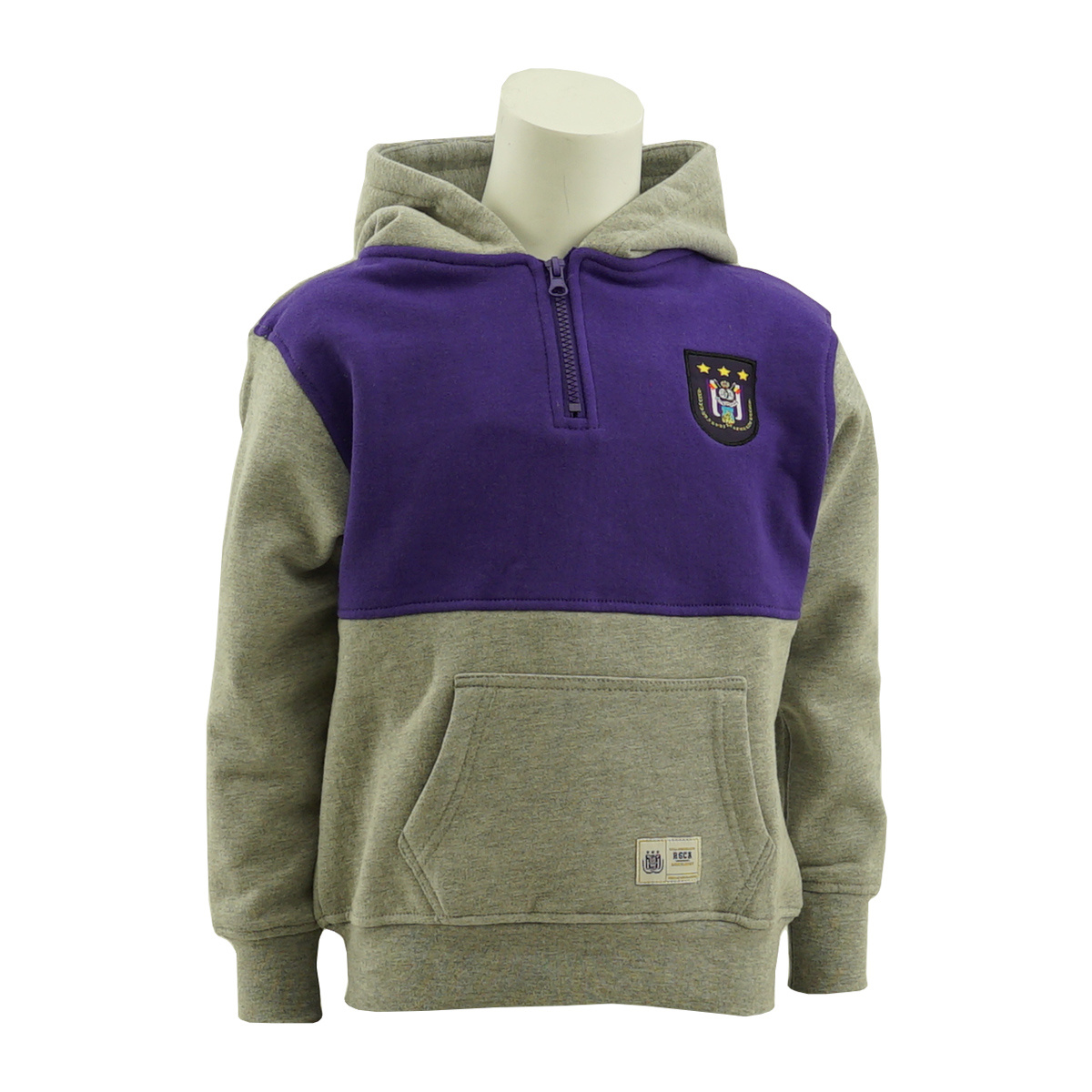 Topfanz RSCA Halfzip Hoodie block enfants deep purple-grey