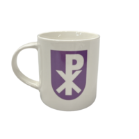 Topfanz Tasse blanche avec logo violet