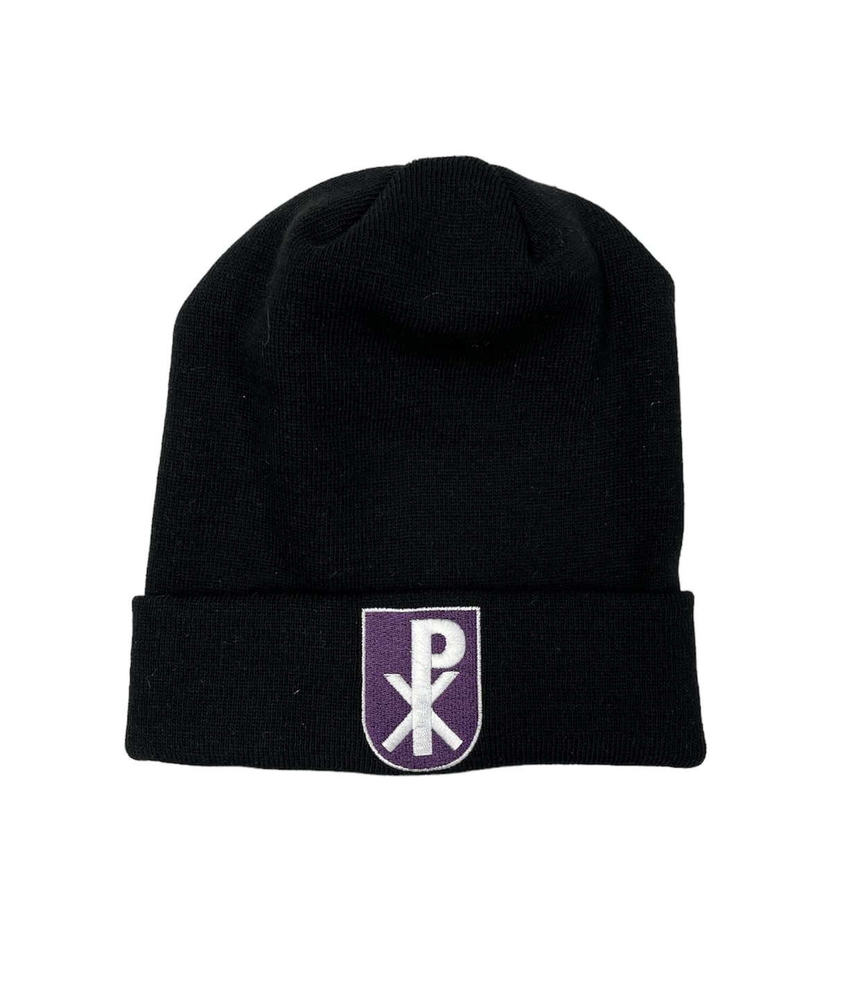 Topfanz Black beanie with logo Patro