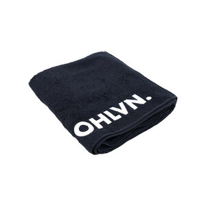 Towel 70 x 140cm black OHLVN.