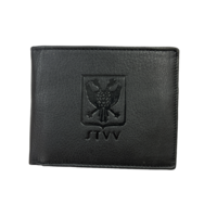 Topfanz Wallet black leather with logo STVV