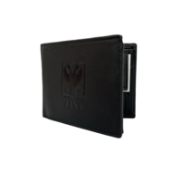 Topfanz Portefeuille en cuir noire avec logo STVV