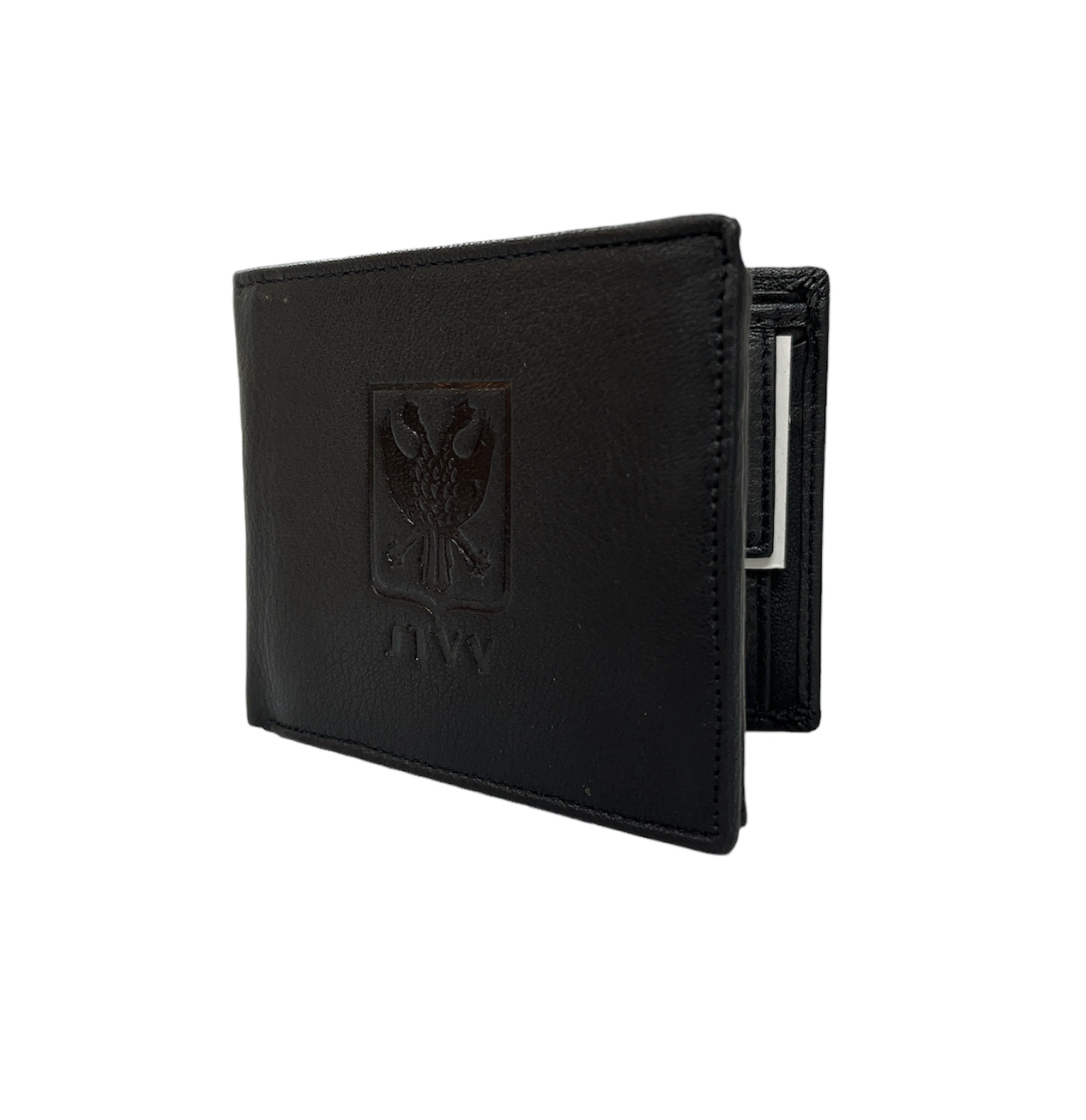 Topfanz Wallet black leather with logo STVV