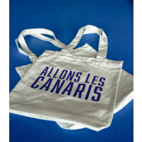 Topfanz Totebag natural raw - Allons Les Canaris