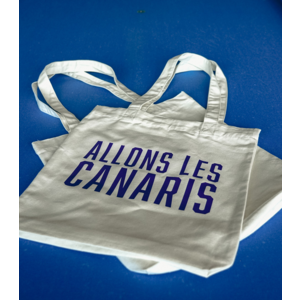 Totebag natural raw - Allons Les Canaris