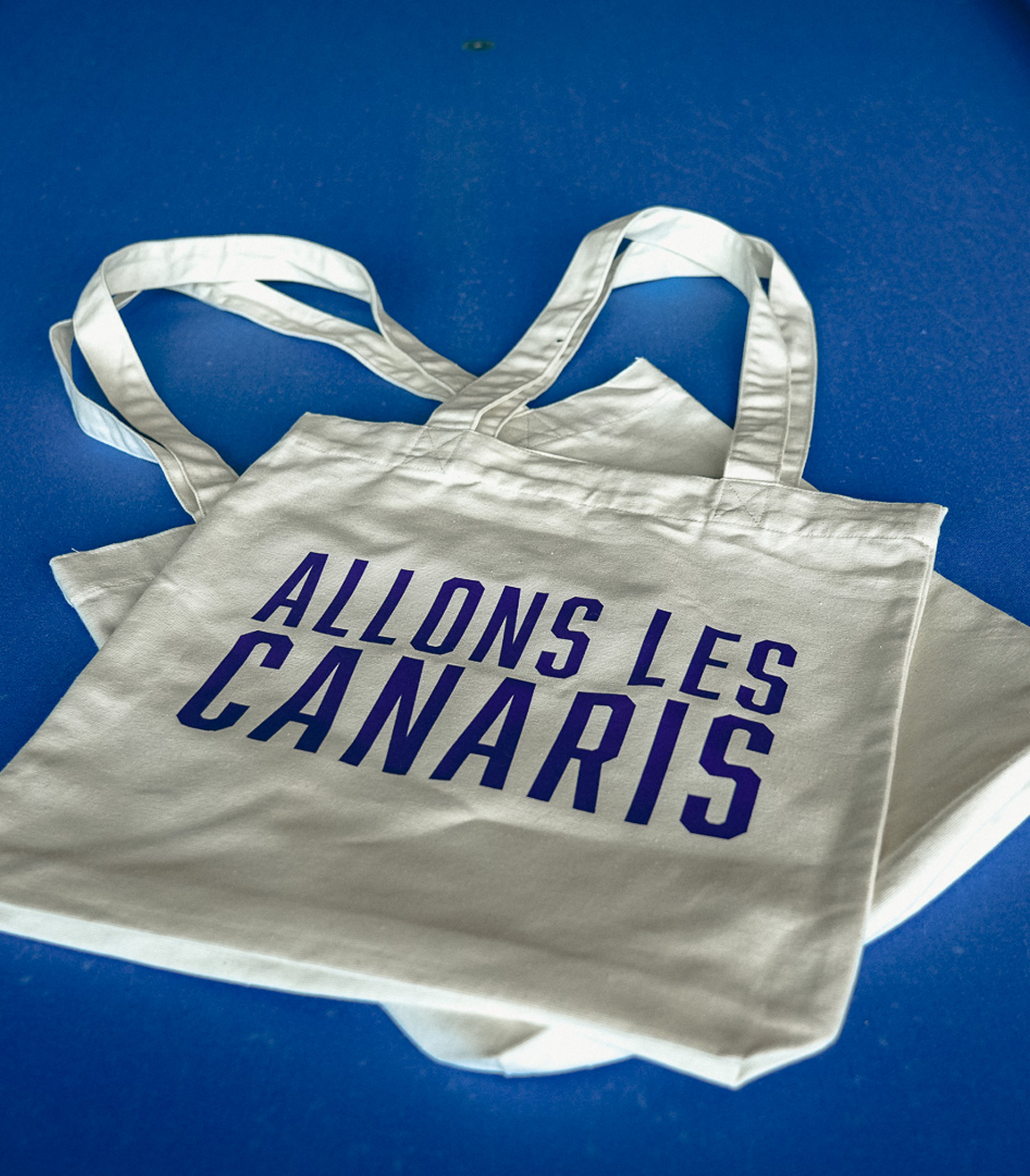 Topfanz Totebag natural raw - Allons Les Canaris