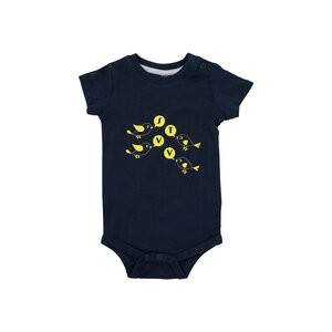 STVV romper navy blauw - 4 vogels