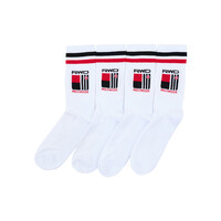 Topfanz Chausettes blanches duo pack logo RWDM