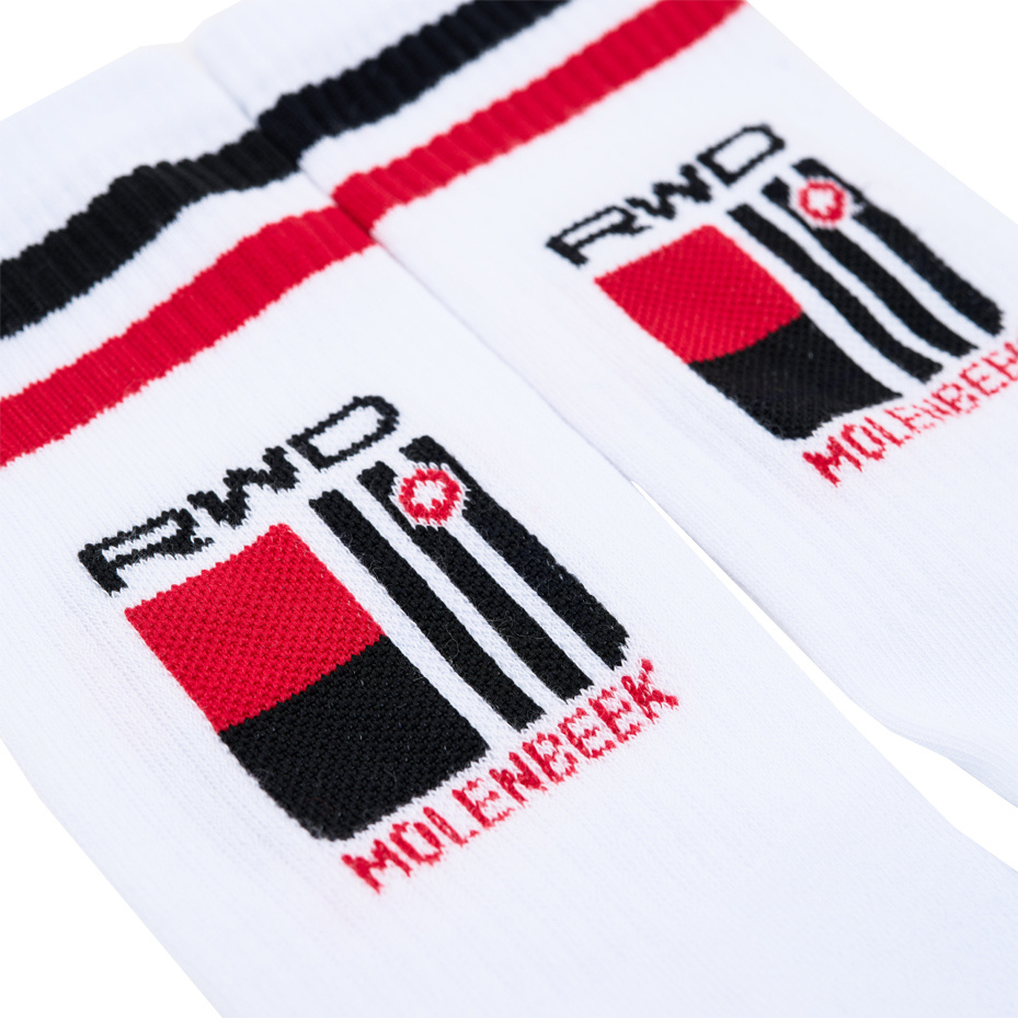 Topfanz Socks white duo pack logo RWDM