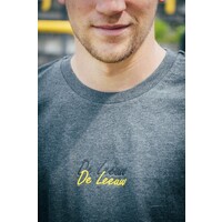 Topfanz T-shirt donker grijs- "De Leeuw" borduring