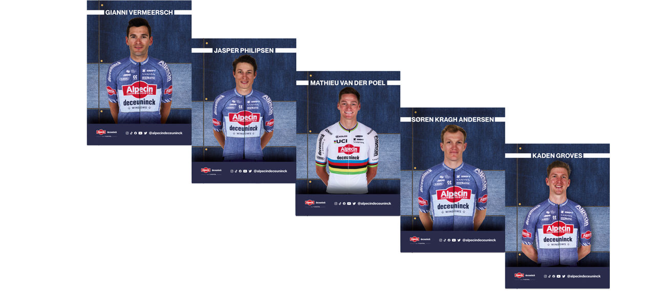 Topfanz Fotokaarten Alpecin-Deceuninck 2024