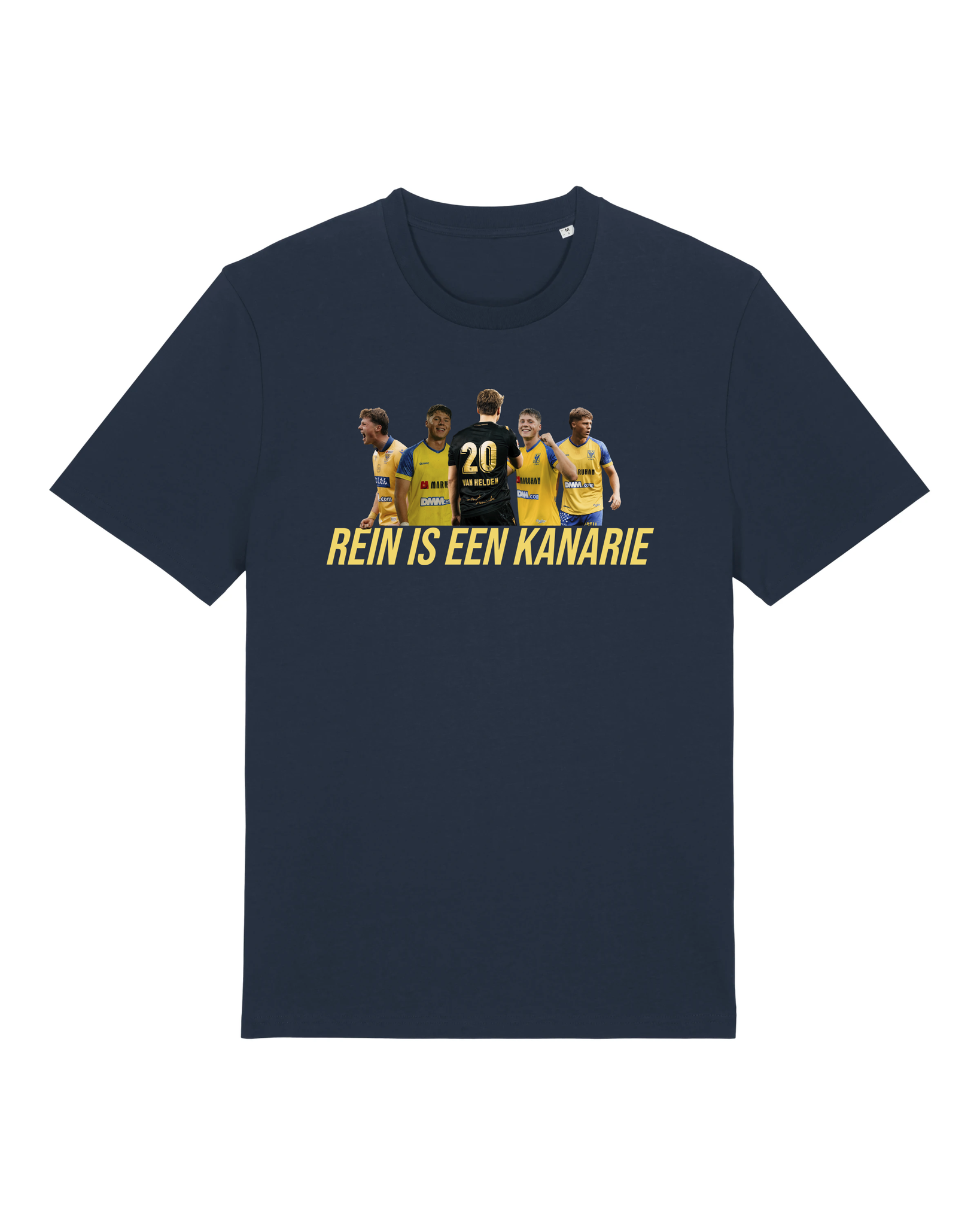 Topfanz T-shirt Rein is een kanarie - Navy Blue