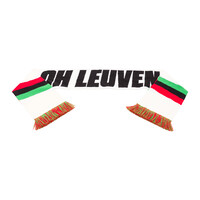 Topfanz OH Leuven sjaal wit met schuine streep