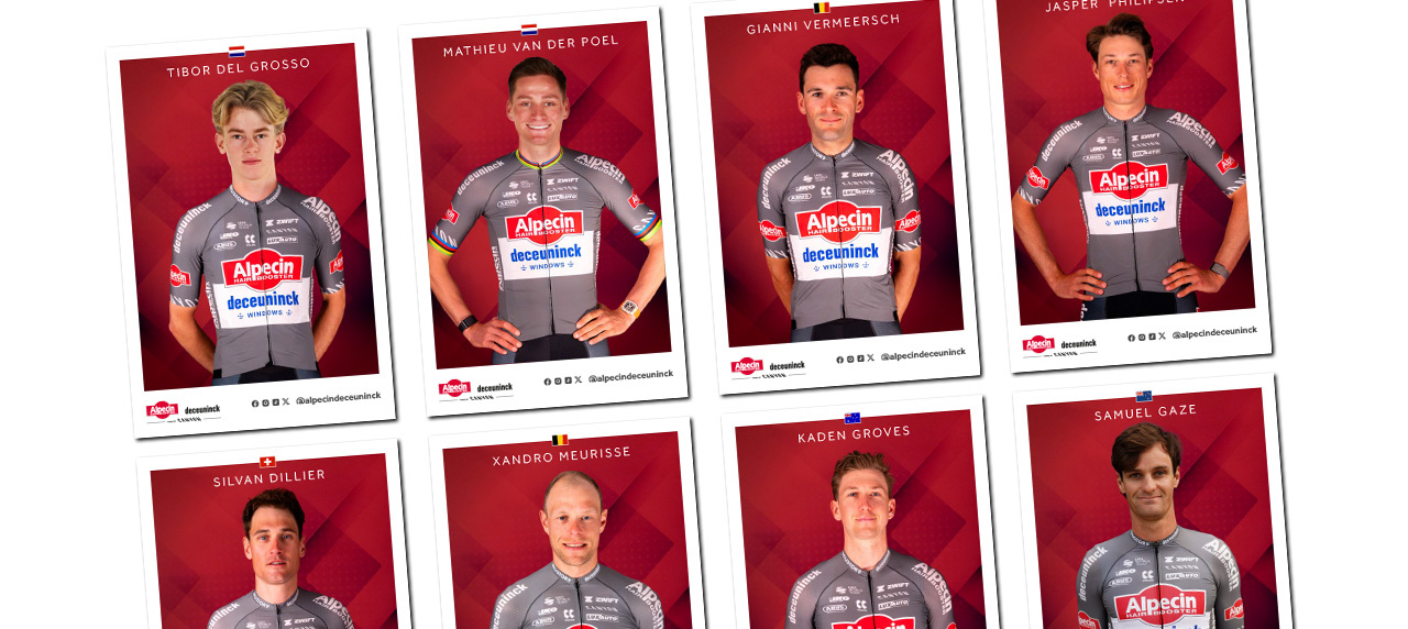 Topfanz Fotokaarten Alpecin-Deceuninck 2025