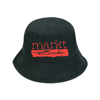 Marktrock bucket hat - BLACK
