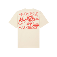 Marktrock t-shirt MR Logo's - Natural Raw