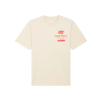 Marktrock t-shirt MR Logo's - Natural Raw