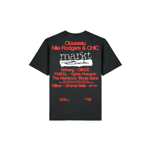 Marktrock t-shirt line-up - Black