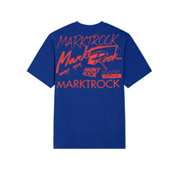 Marktrock t-shirt MR Logo's - Worker Blue