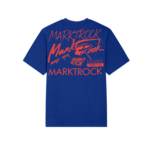 Marktrock t-shirt MR Logo's - Worker Blue