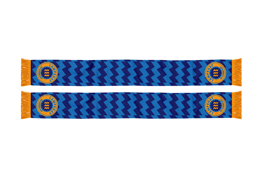 Topfanz écharpe bleu Lampegat