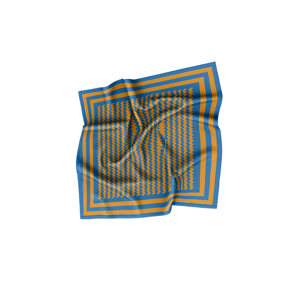 Topfanz Foulard de fermier orange Lampegat