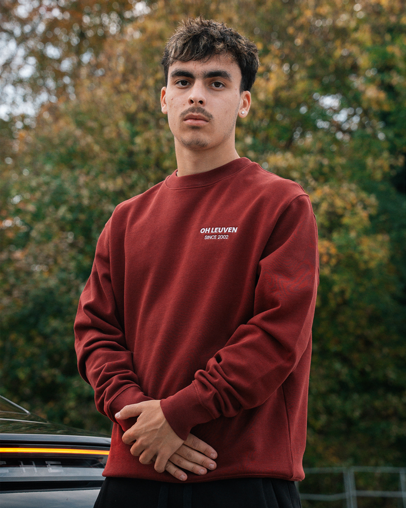 Topfanz Sweater OH Leuven since 2002 - Burgundy