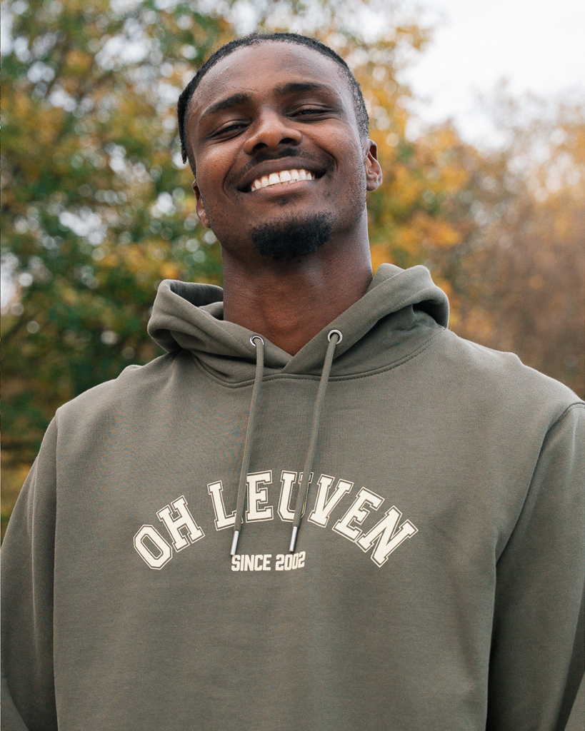 Topfanz Hoodie OH Leuven since 2002 - Khaki