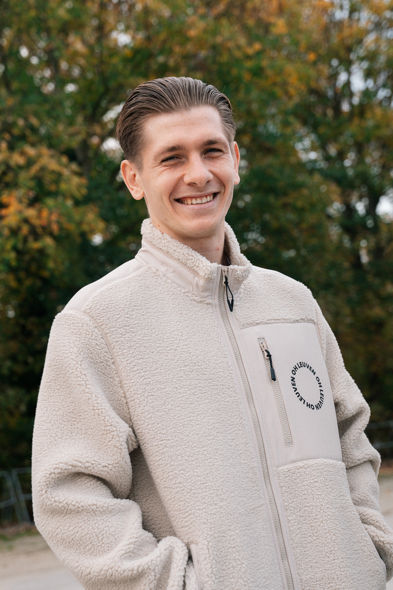 Topfanz Fleece jacket OH Leuven - Desert Dust