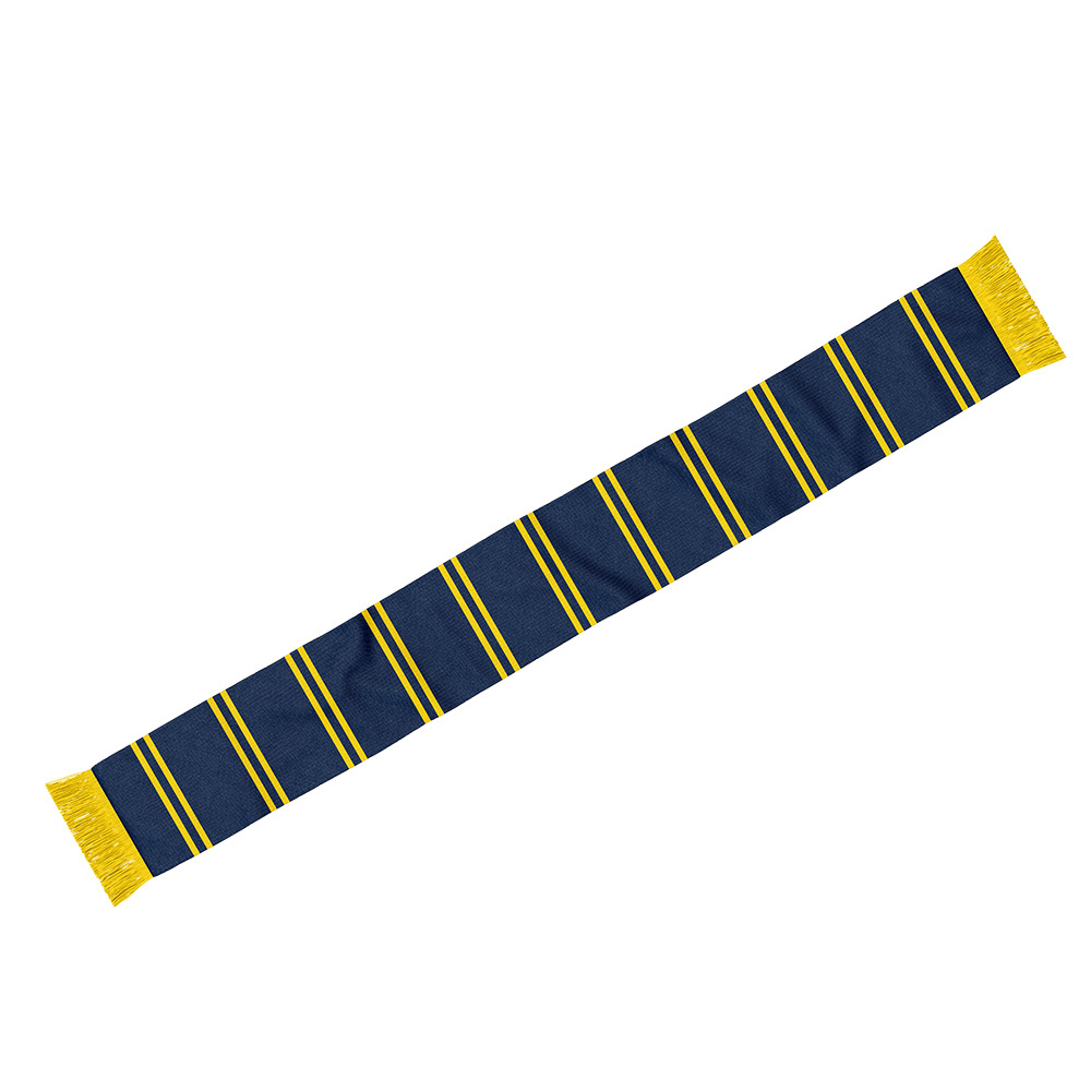 Topfanz Block Scarf SK Beveren - Blue with Yellow Stripes
