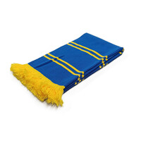 Topfanz Echarpe Bloquée SK Beveren - Bleue à Rayures Jaunes