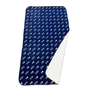 Fleece Blanket SKB - Navy (Sherpa)