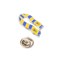 Topfanz Pin écharpe bleu-jaune STVV