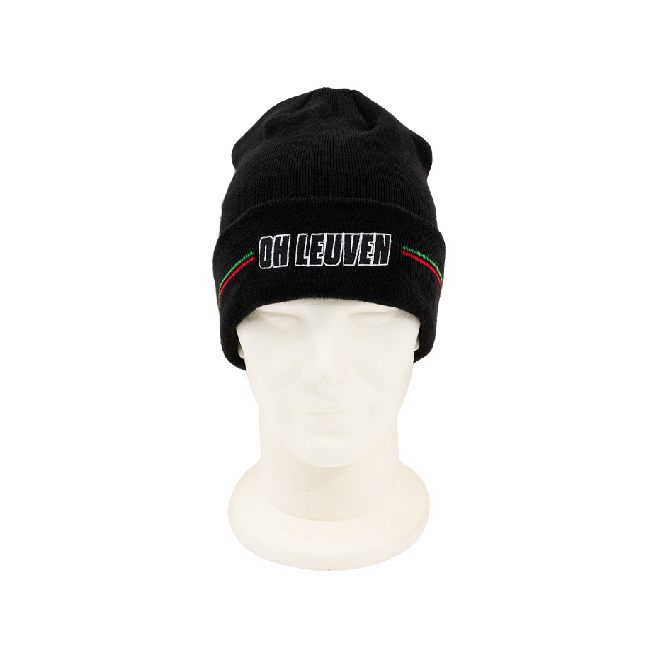 Topfanz Beanie OH Leuven 2 Stripes (Black)