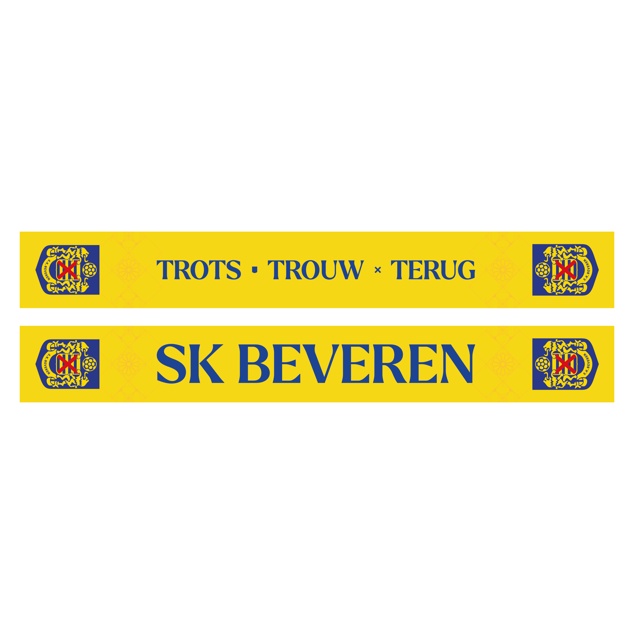 Topfanz sjaal "Trots -Trouw - Terug"