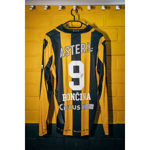 Maillot  dédicacé matchworn du Lierse SK 120 ans limited edition - 9. BONCINA