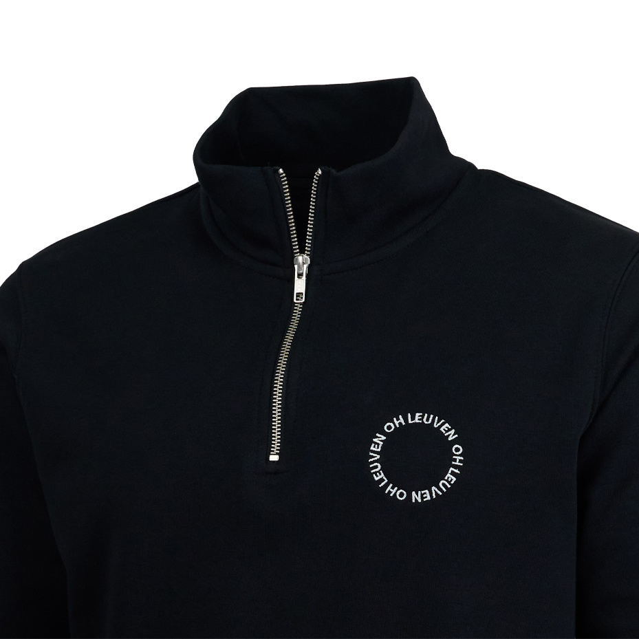 Topfanz Quarter Zip OH Leuven Black Circle