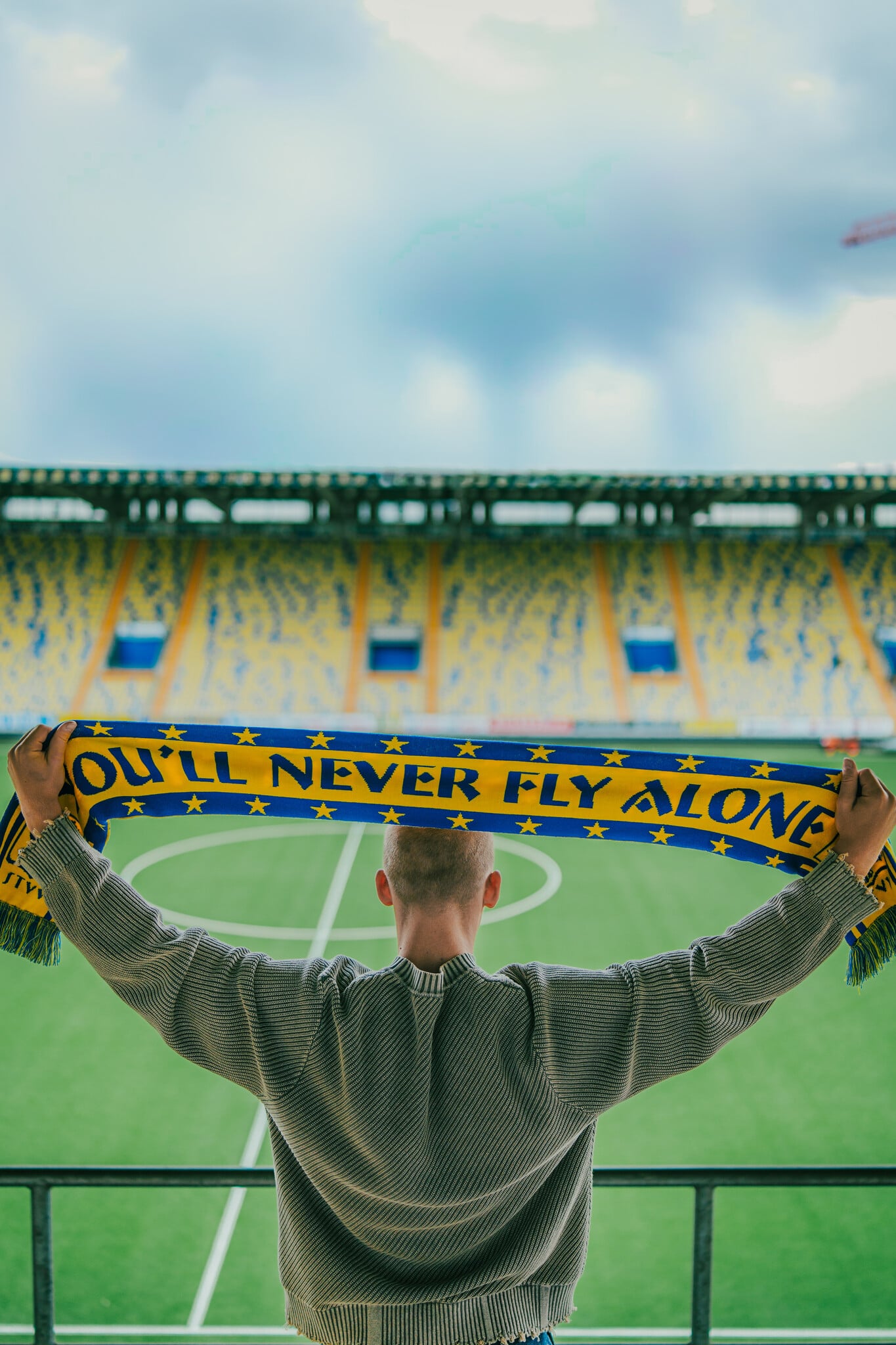 Topfanz Europe Scarf "You'll never fly alone" - STVV